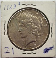 1923S Peace Dollar