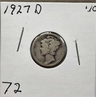 1927D Mercury Dime