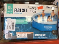 Used, 10ft fast set pool, untested