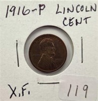 1916P Lincoln Cent XF