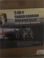 2 in 1 cargo carrier and bike rack