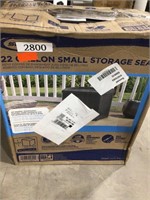 22 gallon small storage seat