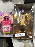 Cutie Cuts Toy and Lebron James Figurine