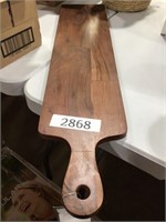Wood serving board