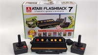 Atari Flashback 7 in box with controllers and