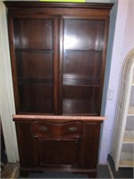 Curve Front Petite China Hutch / Display Case