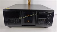 Sony Compact Disc Player CDP-CX 455, powers up