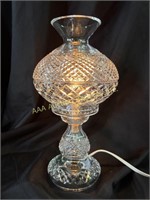 Waterford crystal hurricane lamp. Good condition.