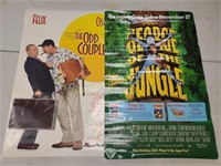 Variety of movie posters including The odd couple