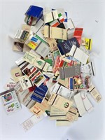 Collection of assorted matchbooks including