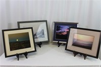 4 Pcs. Framed Nature Outdoor Photography, NC+