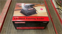 Finishing sander untested