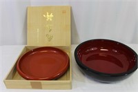 2 Pcs. Japanese Lacquer Bowls