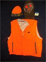 Orange hunting clothes