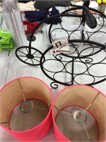 Bicycle Shaped Wine Rack,Lamp Shades(Damage)