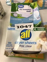 2 Piece Dryer Sheets,1 Dry Sweeping Refills