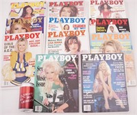 Lot de revues Playboy, année 1998, état neuf