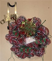 Tulle Christmas Wreath and Hanger