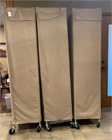3 - Rolling Clothes Racks