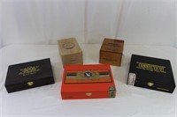 5 Pcs. Wood Cigar Boxes, Padilla, Ancient Warrior+