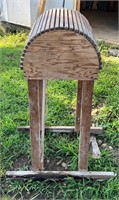 WOOD HORSE SADDLE STAND- 46" TALL