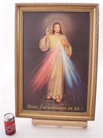 Cadre religieux de Jésus, 19.75'' x 27.5''