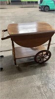 Drop Leaf Tea Cart