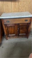 Marble Top Single Drawer Wash Stand