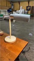 White Metal Office Lamp