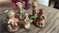 Anri Valentine Wooden Figurines