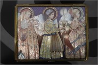 Via Vermont Artistry In Glass : Three Young Angels