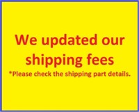 We updated our shipping fees
