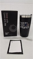 New - 20oz Thank You For Your Service Tumbler