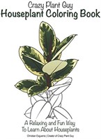New - Crazy Plant Guy Houseplant Coloring Book