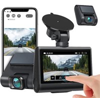 New - iZEEKER 4K Dual Dash Cam with WiFi GPS,