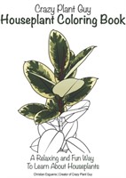 New - Crazy Plant Guy Houseplant Coloring