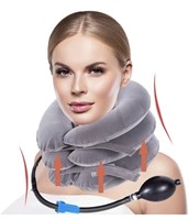New - Cervical Neck Traction Device & Neck Brace,