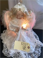 ADORABLE PRAYING MOTION ANGEL LIGHTED