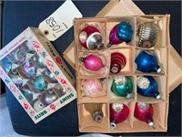 VINTAGE SHINY BRITE ORNAMENTS AND MORE