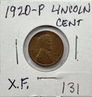 1920P Lincoln Cent XF