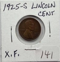 1925S  Lincoln Cent XF