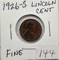 1926S Lincoln Cent F