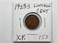 1929S Lincoln Cent XF
