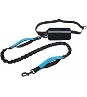 PLUTUS PET HANDS FREE LEASH FOR MD/LG DOGS BLUE