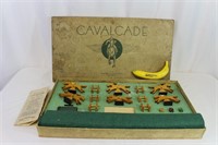 Vintage Cavalcade Horse Race Board Game