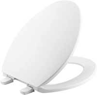 Elongated Toilet Seat w/Quick-Release Hinges