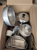 Box of kitchen ware