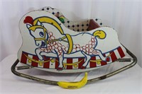 Vintage Bouncy Rocking Pony Sleigh