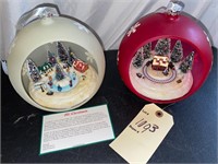LARGE MR CHRISTMAS MUSICAL ORNAMENTS