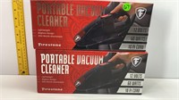 2NIB FIRESTONES PORTABLE VACUUM CLEANERS